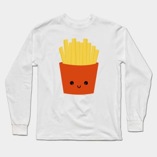 Cute Kawaii French fries Long Sleeve T-Shirt